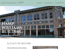 Tablet Screenshot of hampwilliamsbuilding.com